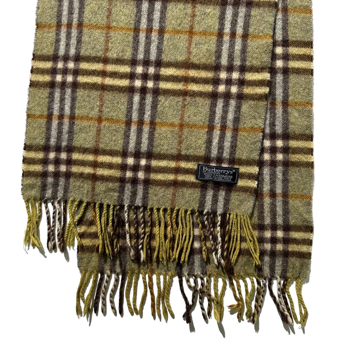 버버리 100% 캐시미어 체크 머플러 목도리 상품이미지1