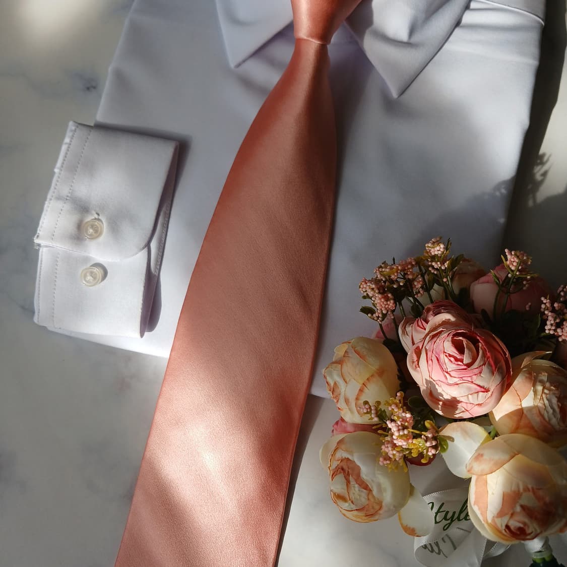 메트로시티 실크 피치 솔리드 넥타이 9.4cm A+등급 A19689 상품이미지5