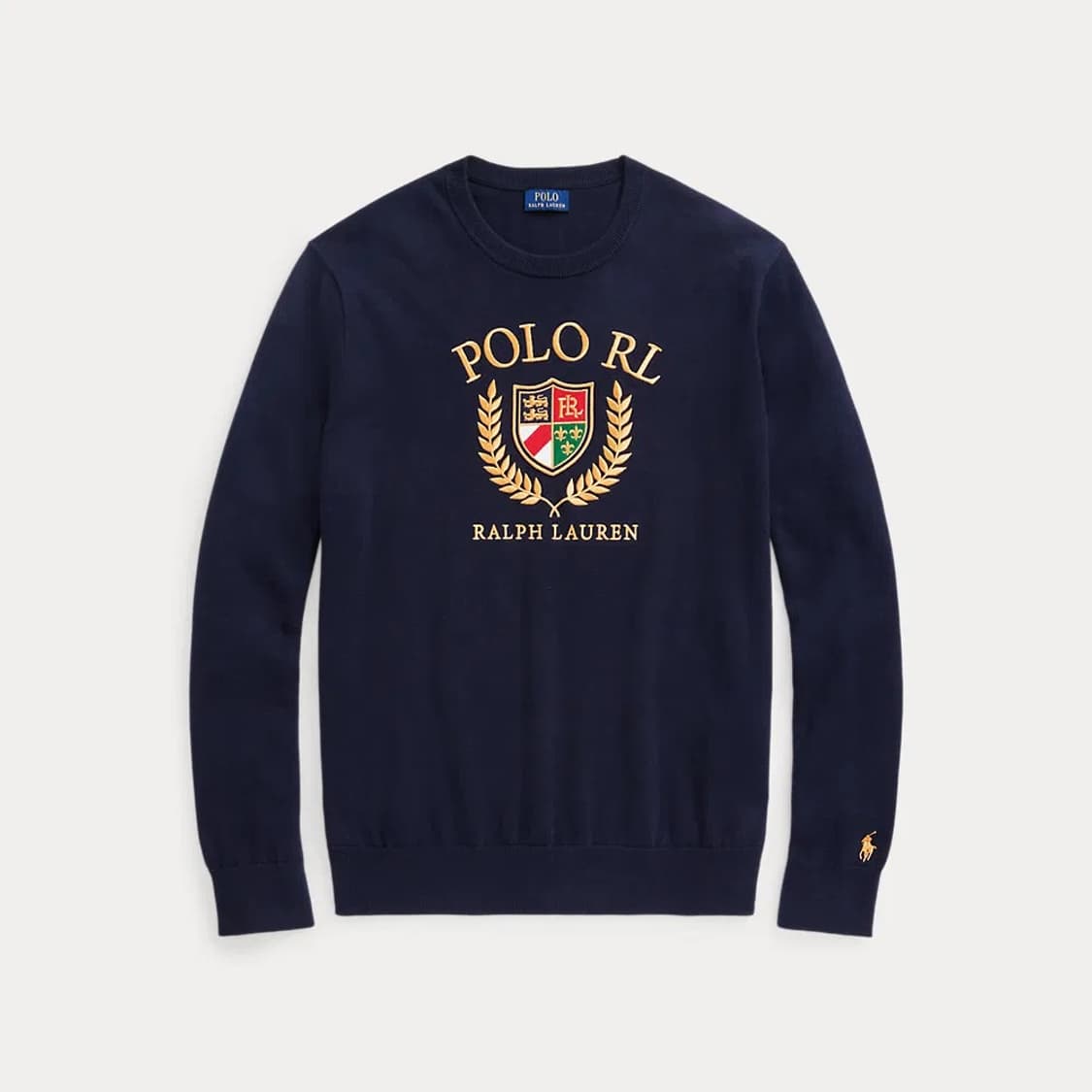 랄프로렌(Ralph Lauren) 크레스트 코튼 크루넥 니트 상품이미지2