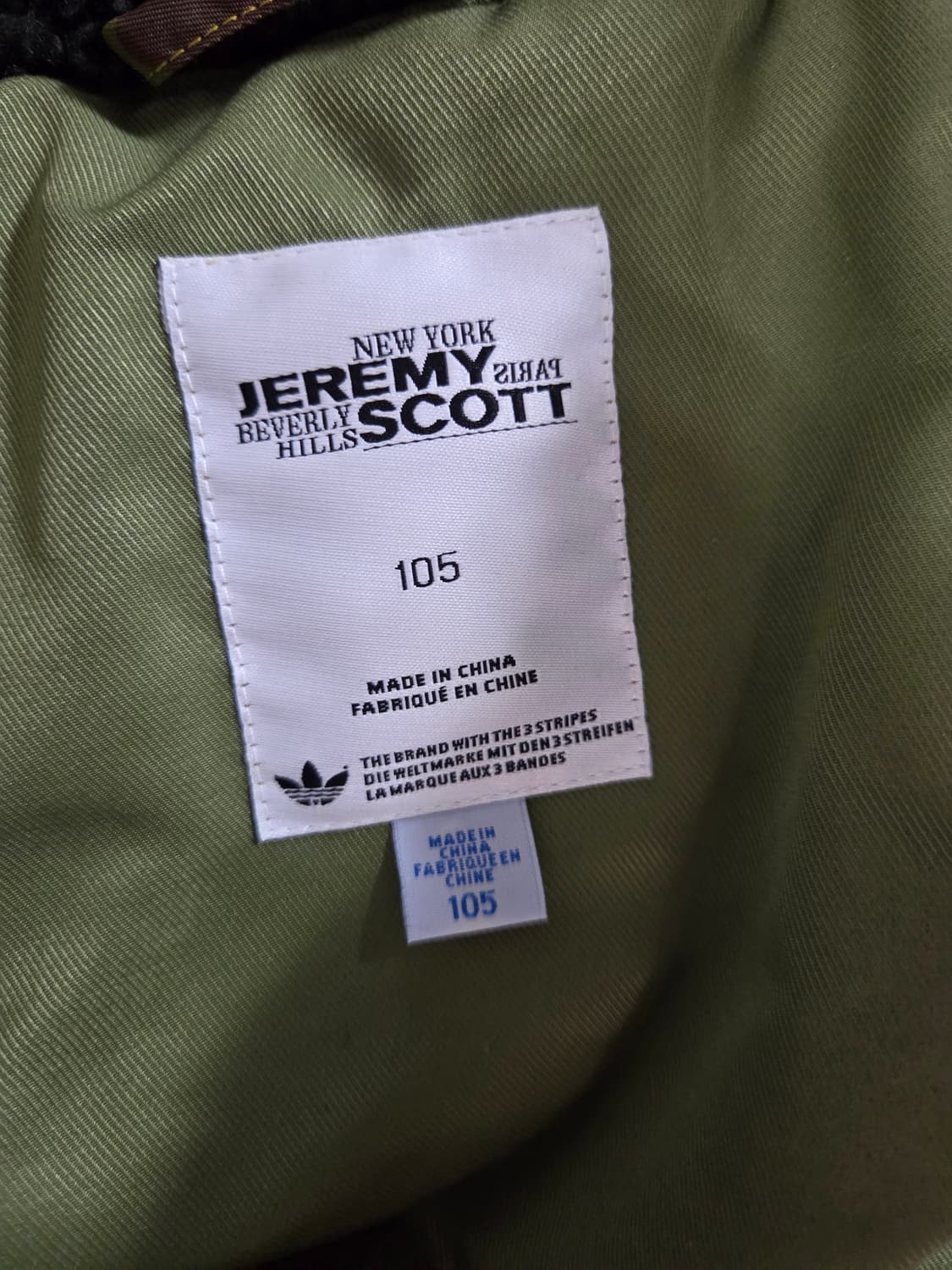 아디다스 제레미스캇 여성 카모 스타 멀티자수 셰르파 봄버자켓 x 상품이미지3