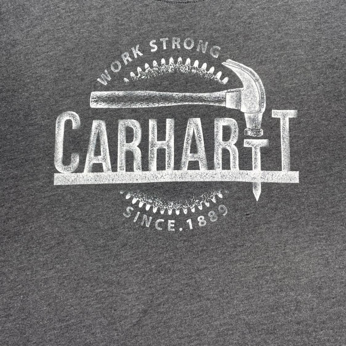 CARHARTT 프린팅 반팔 티 그레이 S 상품이미지2
