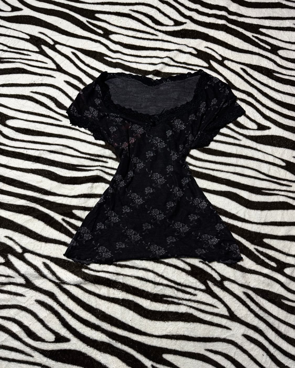 gothic laced top 상품이미지4