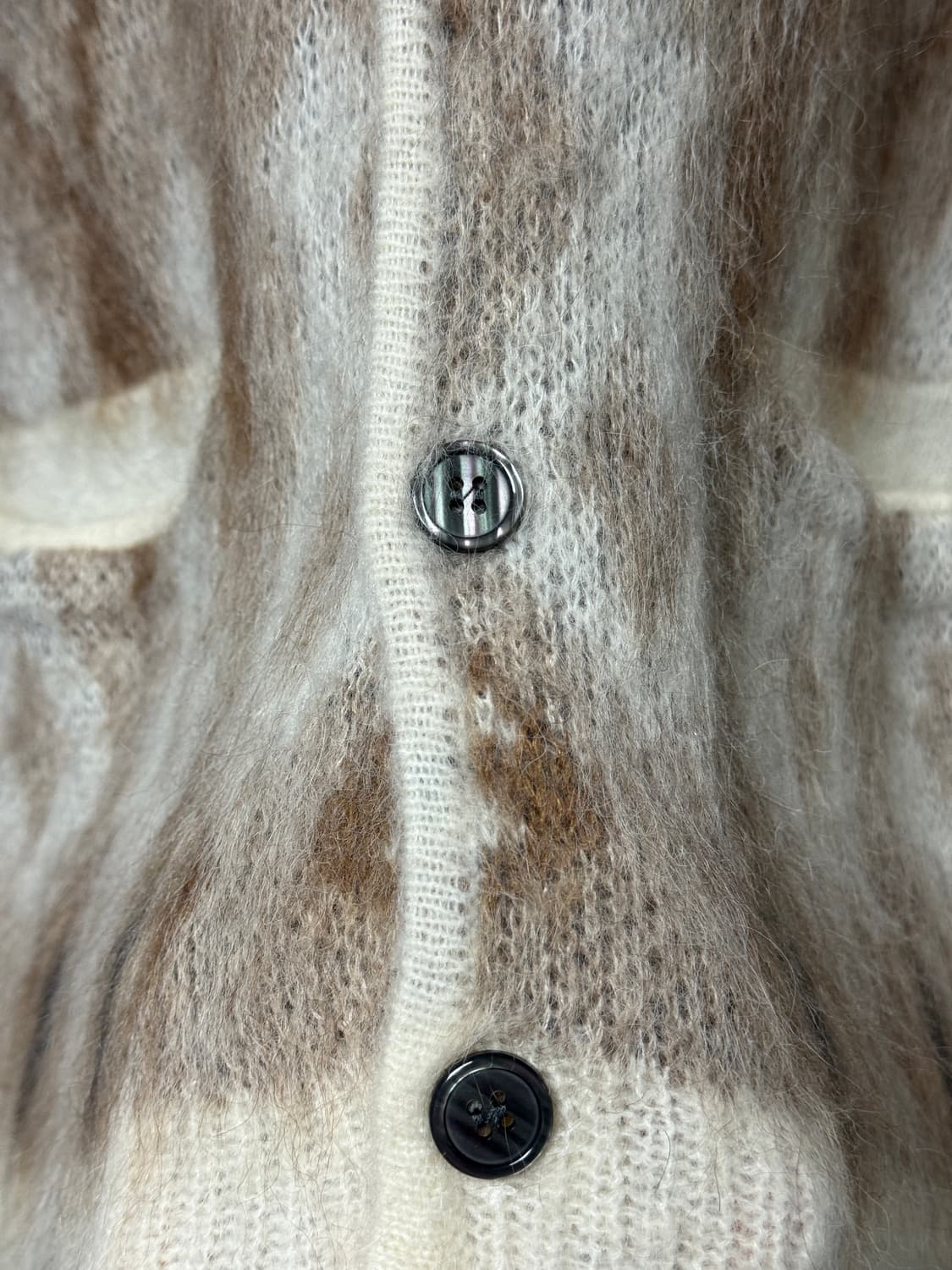 펜필드 모헤어 패턴 가디건 새상품 XXL 상품이미지4