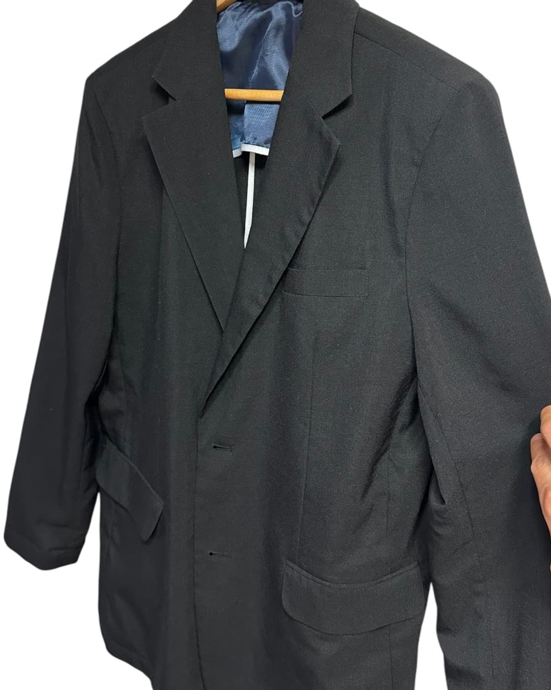 루헤(Ruhe) 프리미엄 블랙 블레이져 여름 자켓 52size 상품이미지3