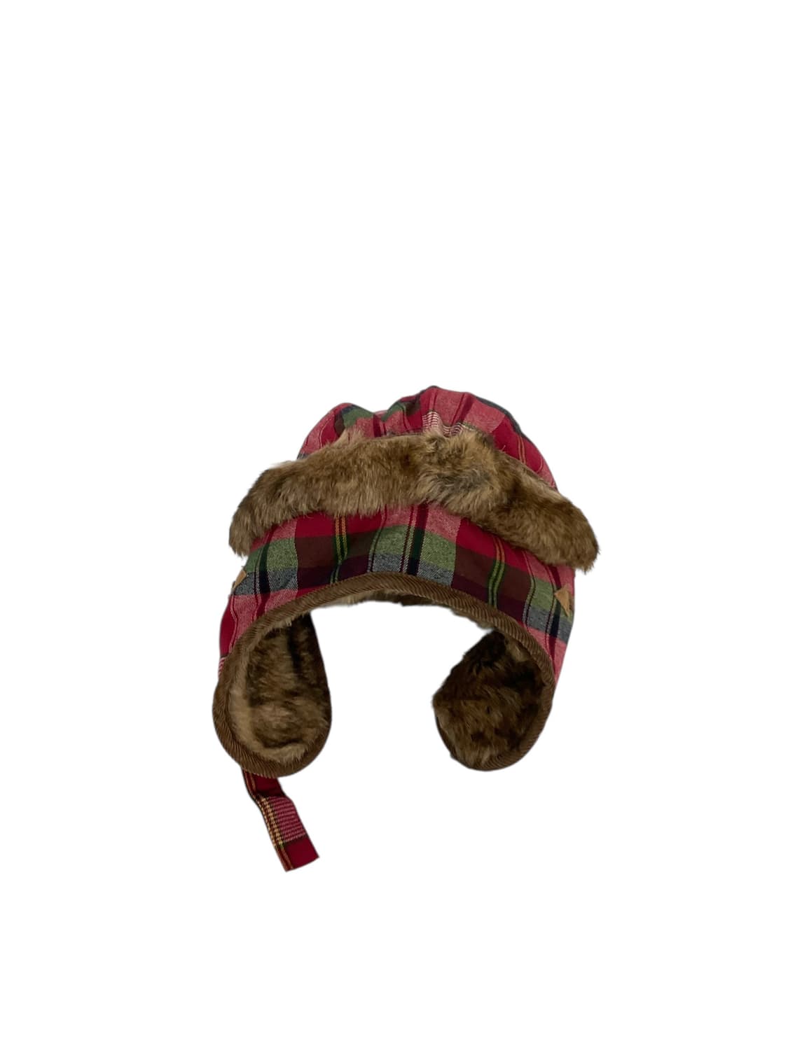 Vintage 체크 트루퍼 햇  상품이미지4