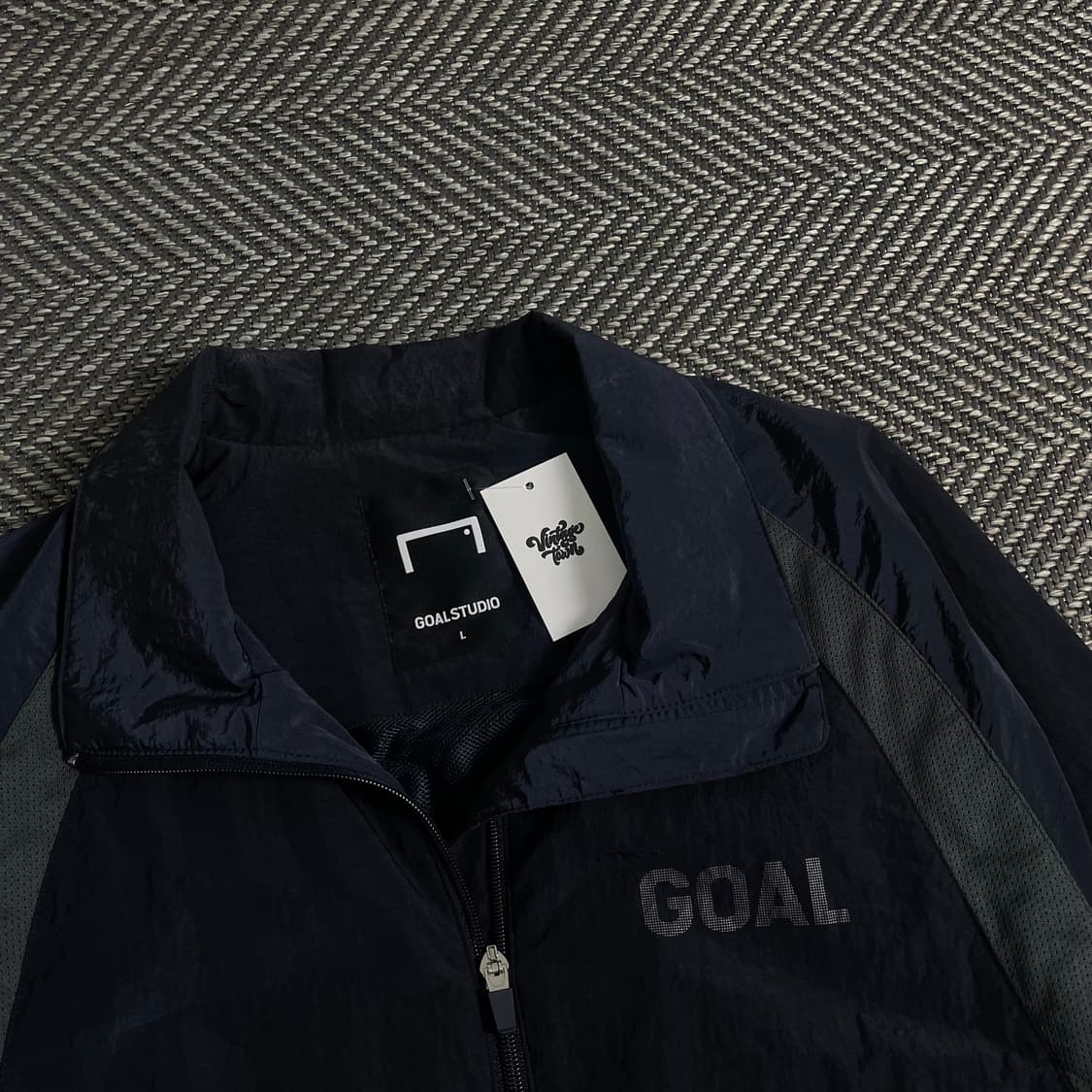 골스튜디오 리플렉티브 로고 디테일 바람막이 자켓o 3600 상품이미지6