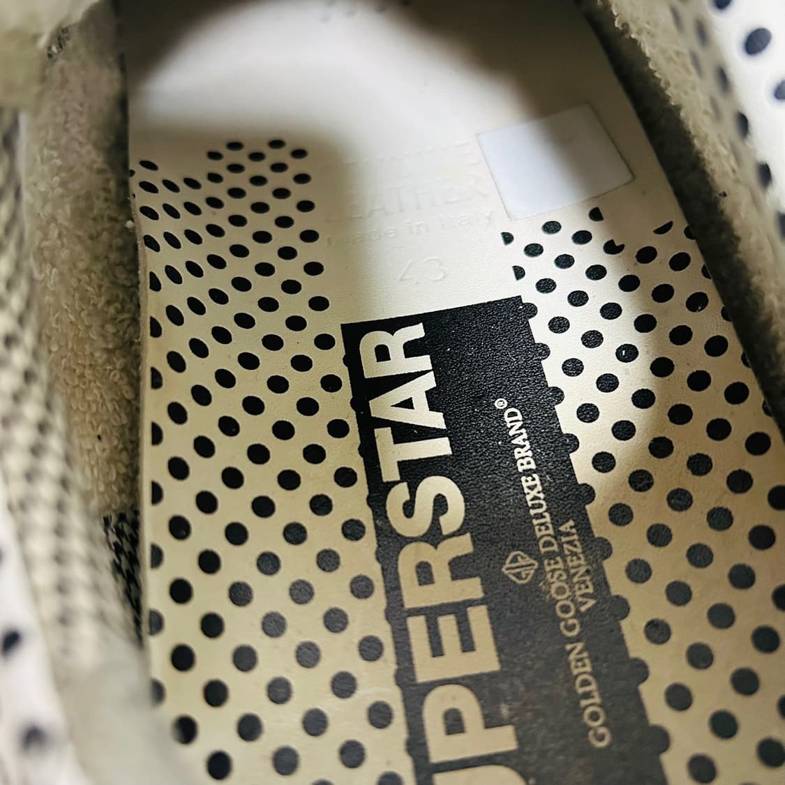 정품 43) 골든구스 도트탭 스니커즈 275~280 상품이미지6