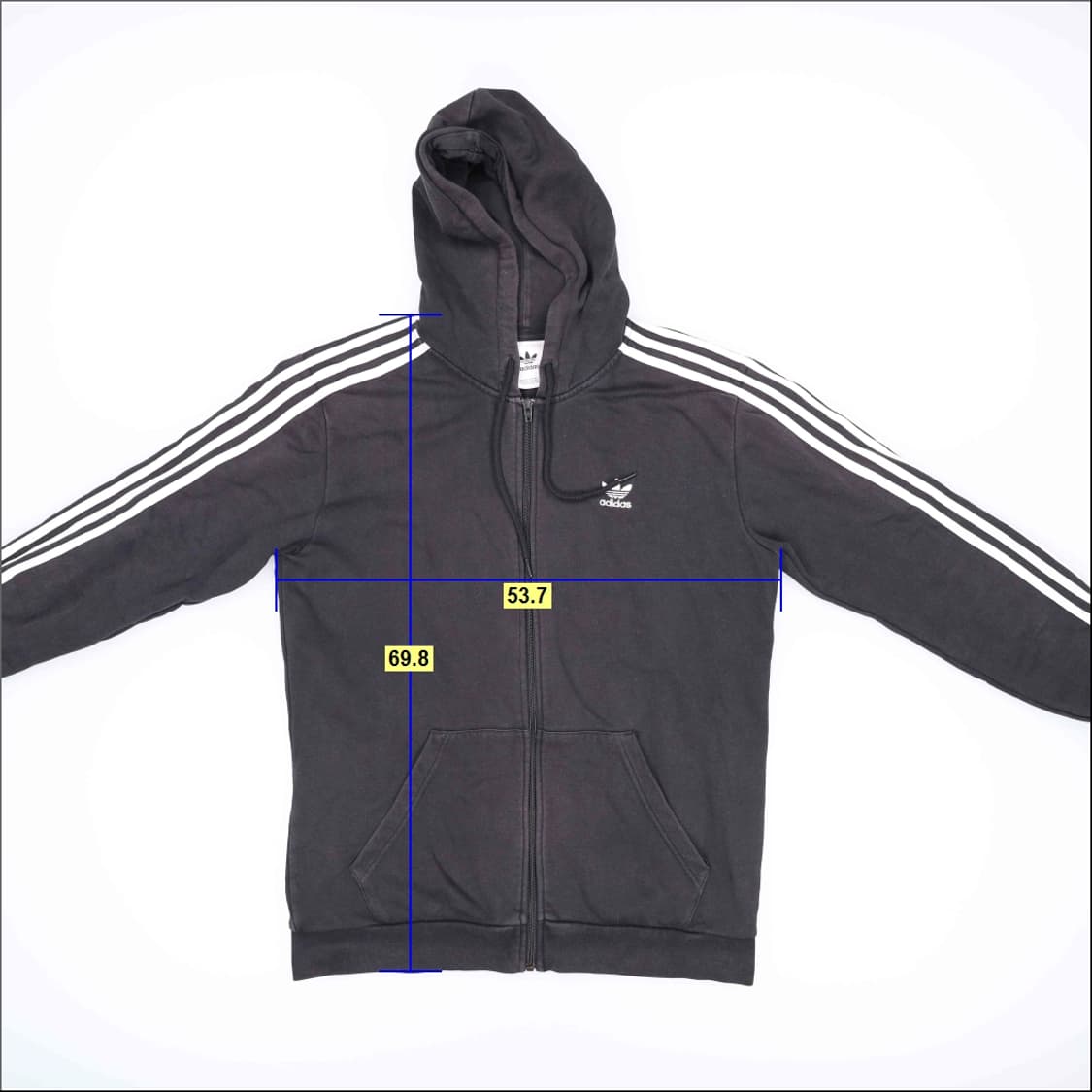 [XL] 아디다스 삼선 풀오버 후드집업 자켓 1216H1 상품이미지6