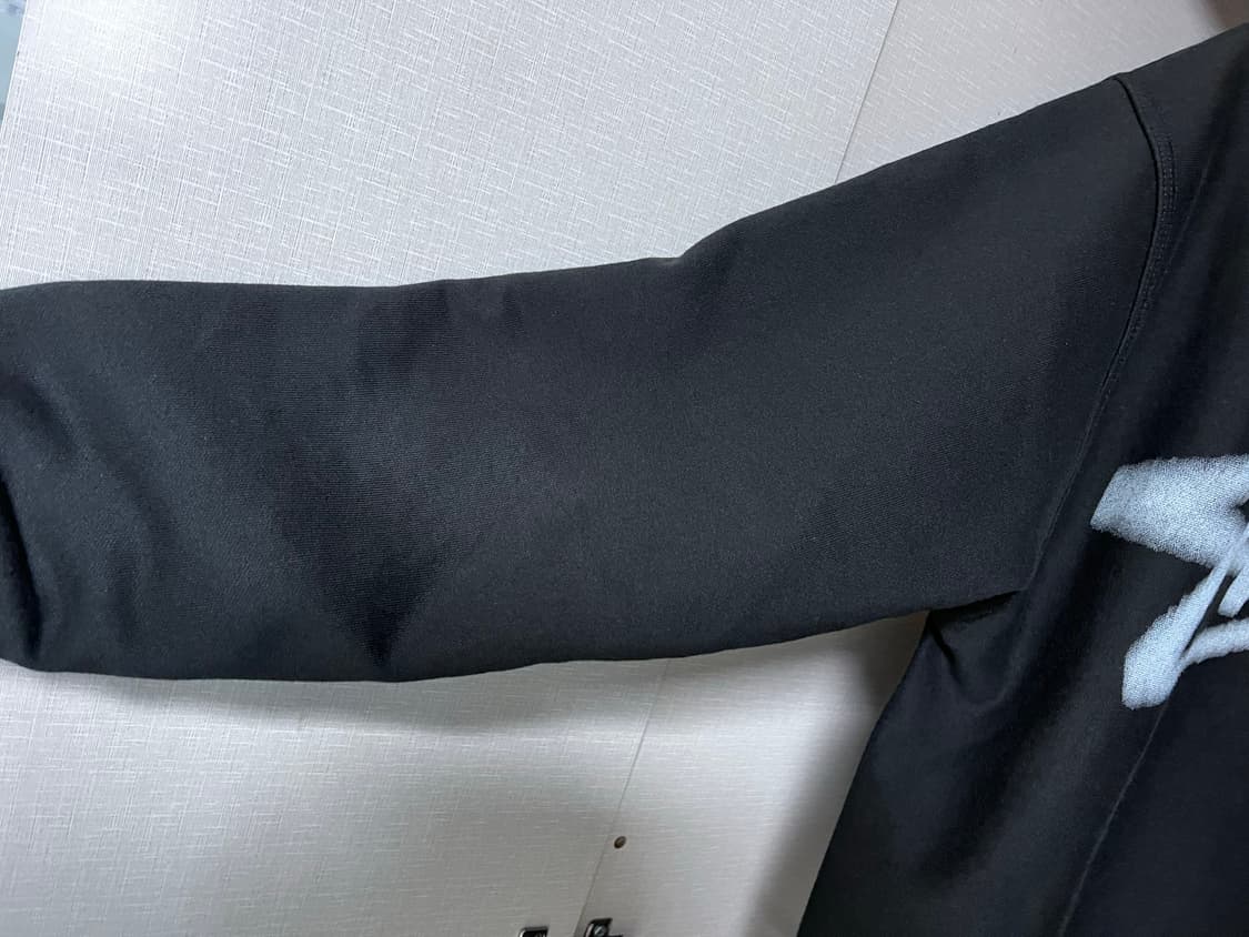 스투시 디지 스탁 후드 블랙 M 상품이미지8