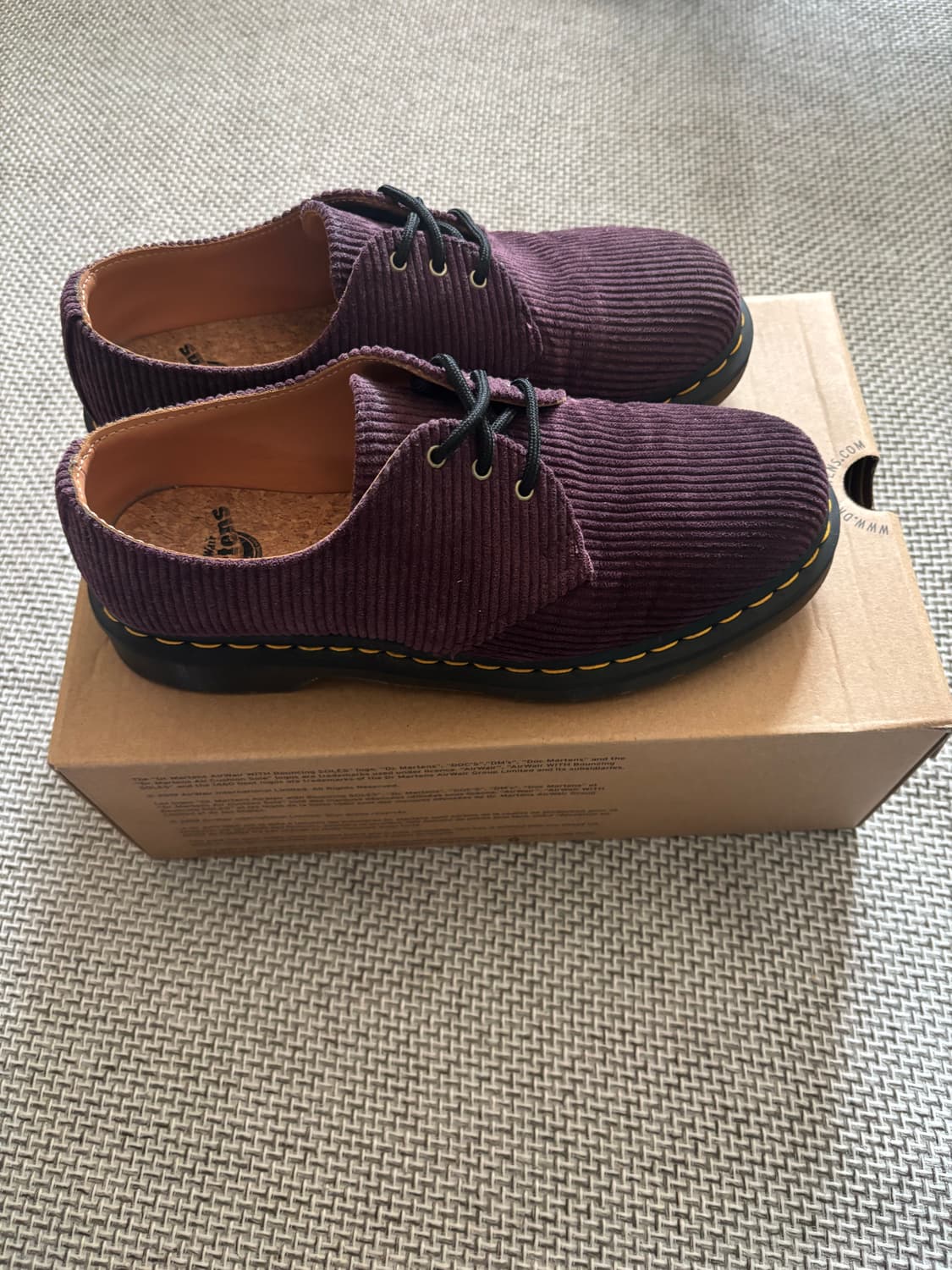 닥터마틴 코듀로이 퍼플 260 상품이미지3
