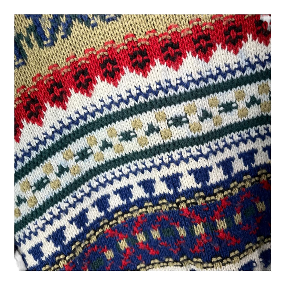 [ASHLEY] USA MADE 페어아일 코튼 니트 상품이미지6