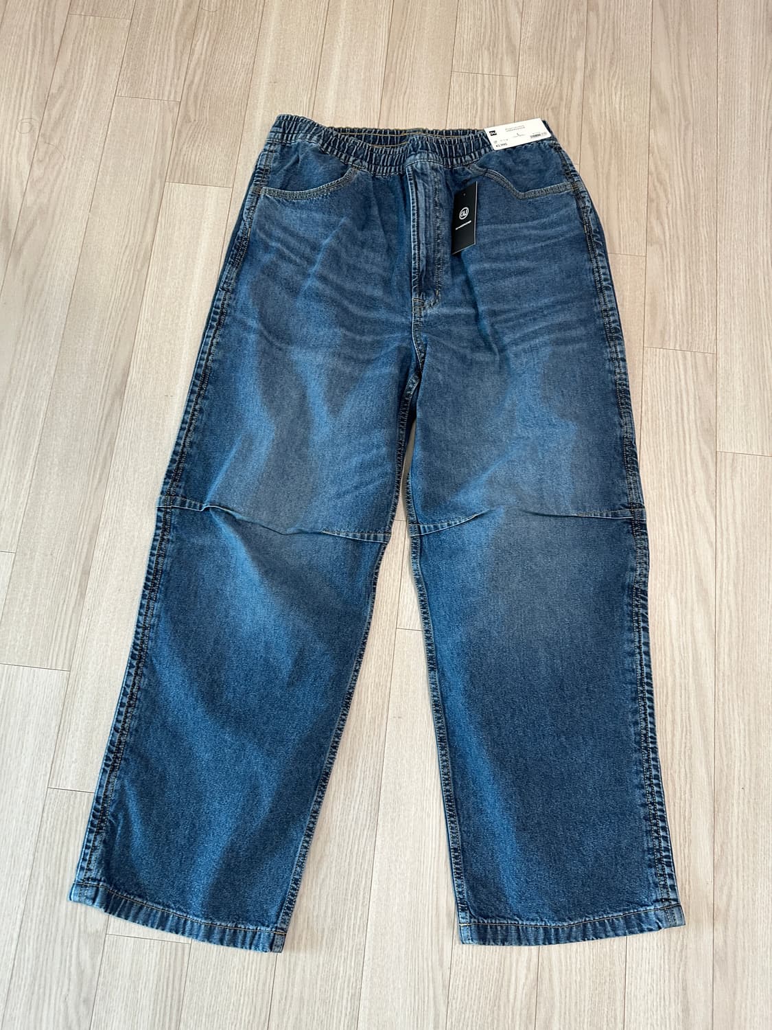 GU 지유 언더커버 데님 이지 팬츠 블루 L 상품이미지1