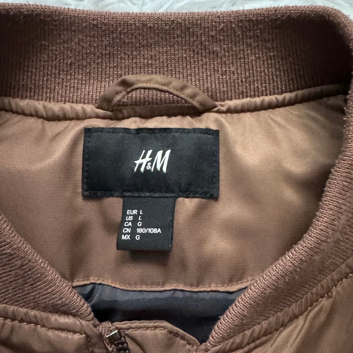 H&M 일본빈티지 항공 자켓 빈티지항공자켓 블루종 에이치앤엠 xl 105 상품이미지4