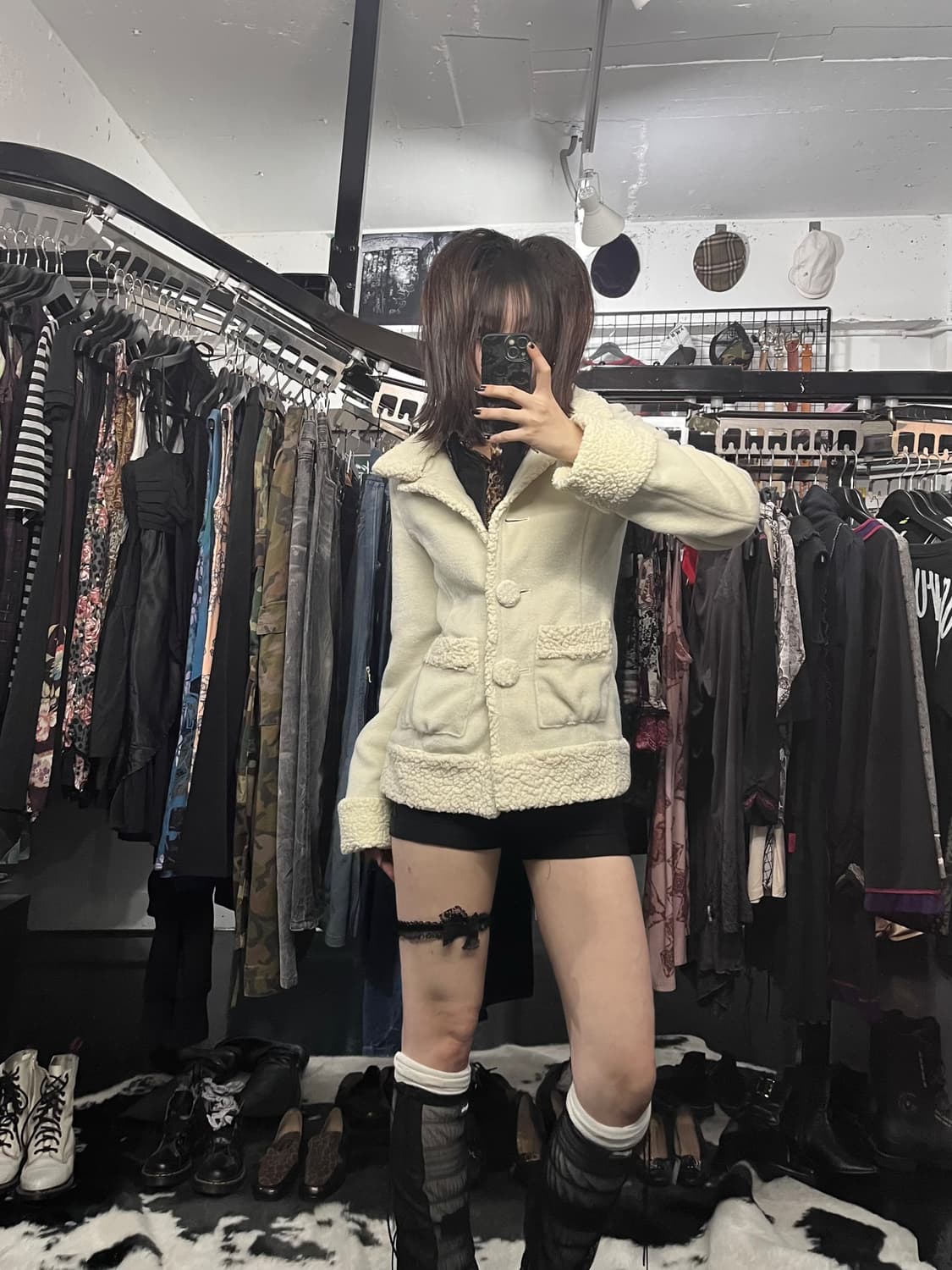 트랄라라 퍼 자켓 상품이미지1
