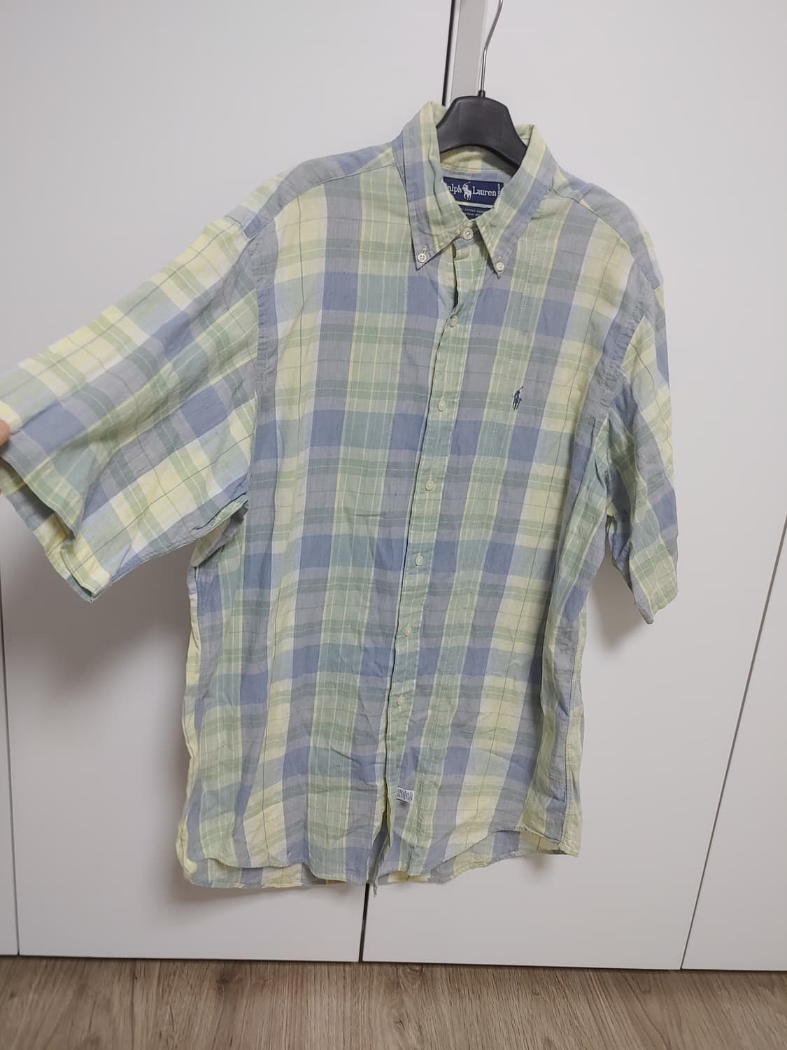 랄프로렌폴로 남성   얇은 반팔 남방-110 상품이미지3