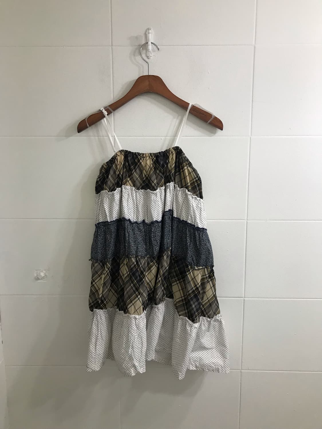 카키 패치워크 하구미 모리걸 코디세트 상품이미지6