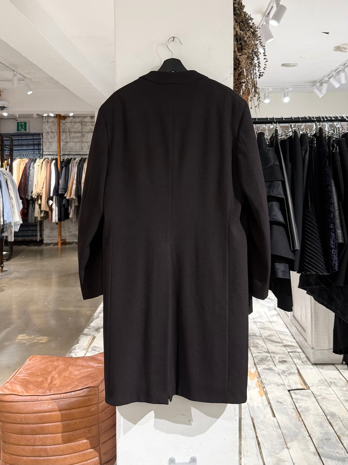 질샌더 브라운 퍼 오버사이즈 롱 코트 상품이미지4