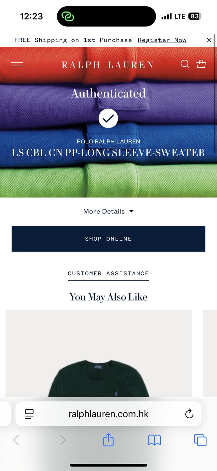 폴로 랄프로렌 꽈배기 니트 블랙 상품이미지2