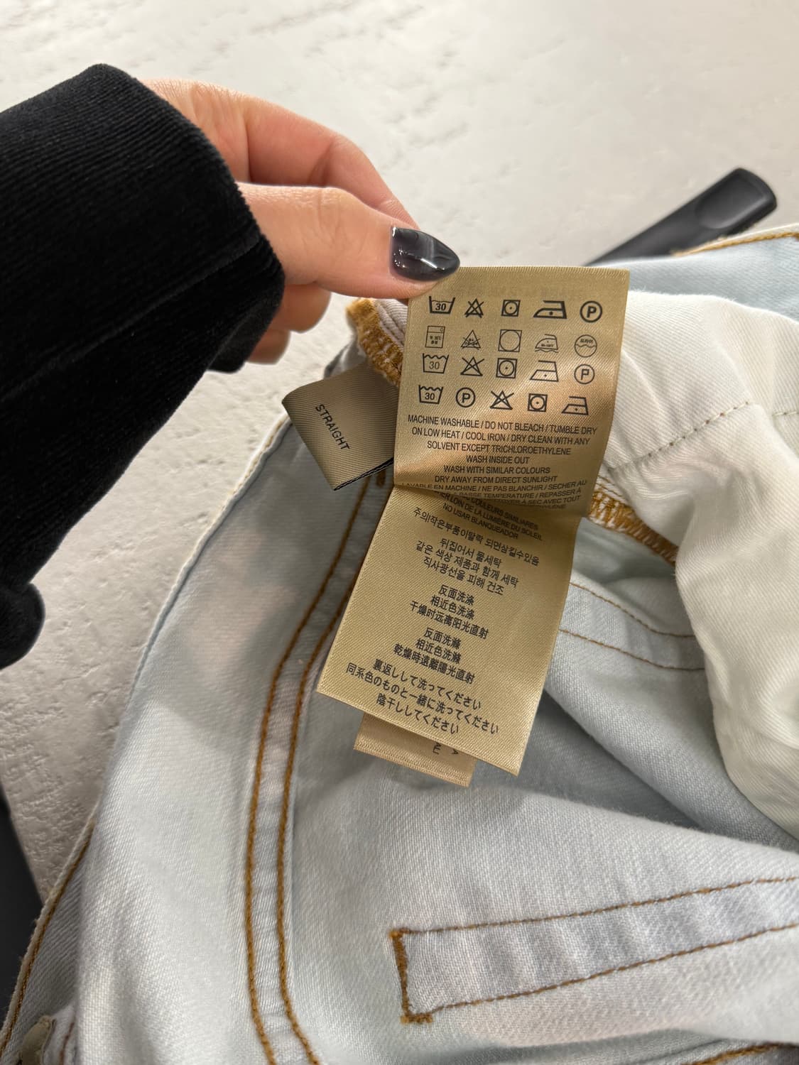 버버리 정품 남성 연청 청바지 W30 L32 상품이미지9