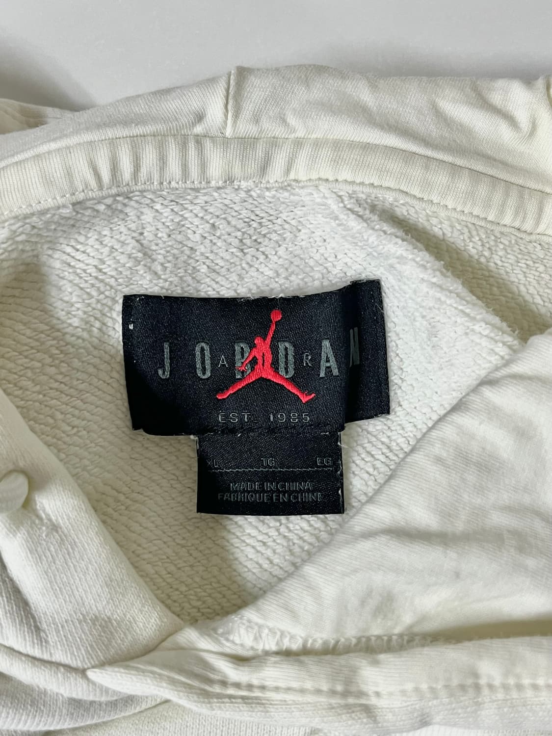 XL) 나이키 조던 후드 티셔츠 아이보리 상품이미지5