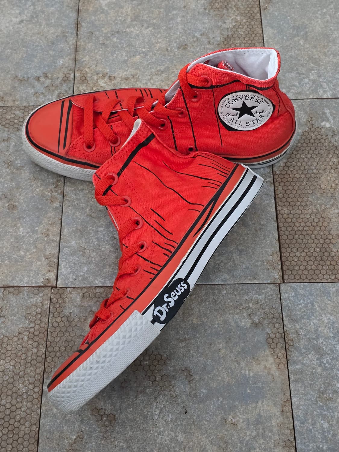 (240)컨버스 체커보드 올스타 하이 닥터 수스 상품이미지3