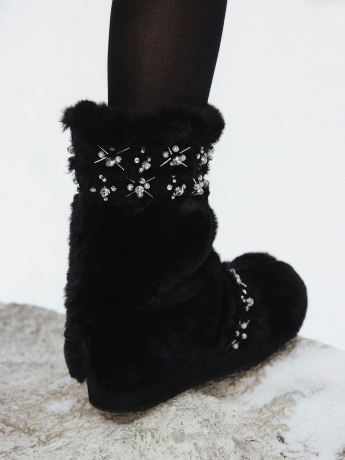 더티스 퍼부츠 MULTI LAVISH FUR BOOTS 240 상품이미지7
