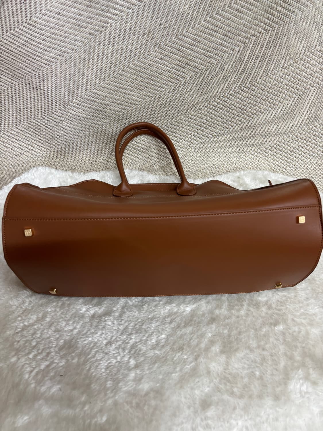 옆면 버클 스트랩 포인트 사각 토드백 상품이미지4