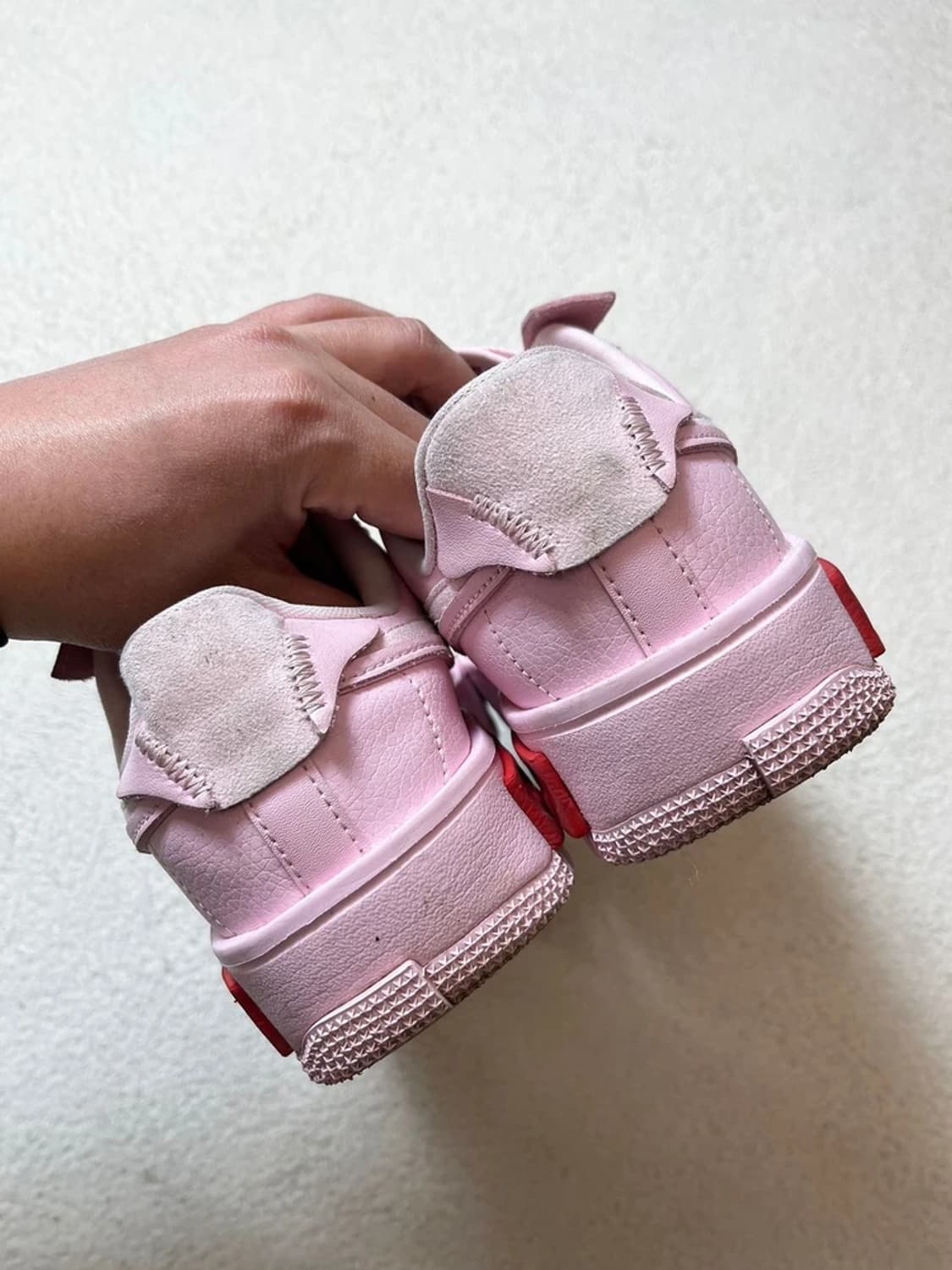 나이키 에어 포스 1 폰탄카 핑크 폼 스니커즈 A1786 상품이미지5