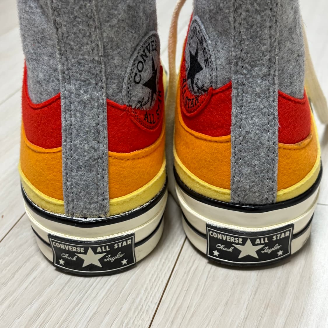 컨버스 척70 하이 이스터 펠트 그레이 옐로우  상품이미지3