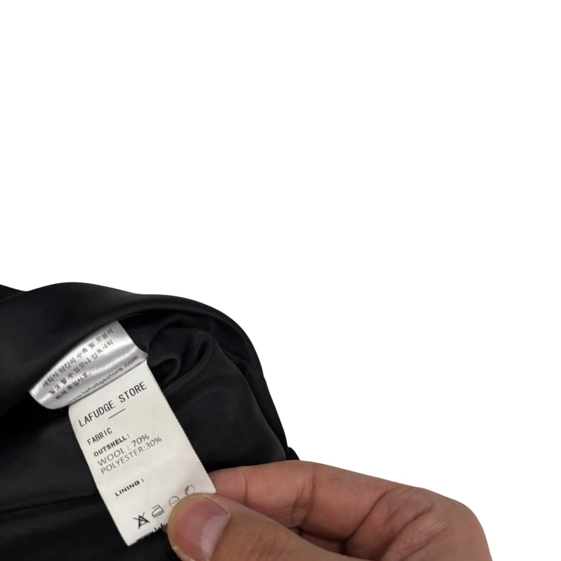 라퍼지스토어 우먼 울 발마칸 코트 상품이미지4