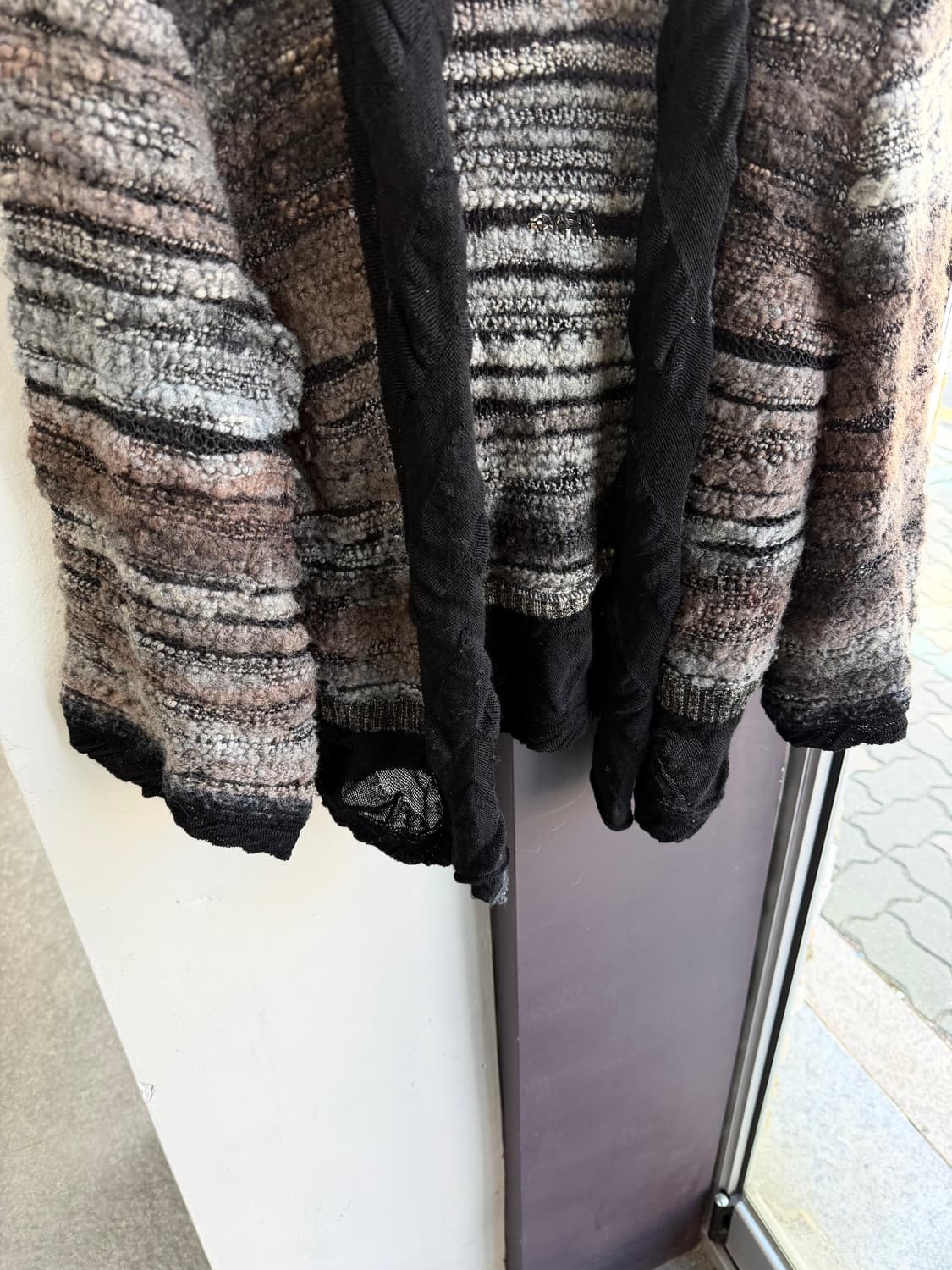 .3/ 이세이미야케 08AW Heart 브러시드 니트 가디건 상품이미지4