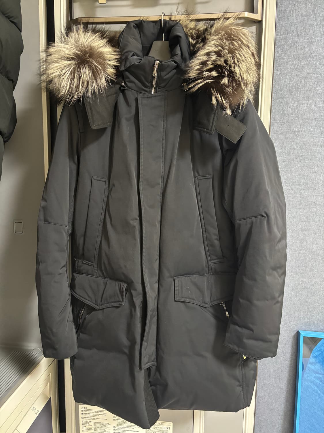 질스튜어트 폭스퍼 패딩 M사이즈 상품이미지1