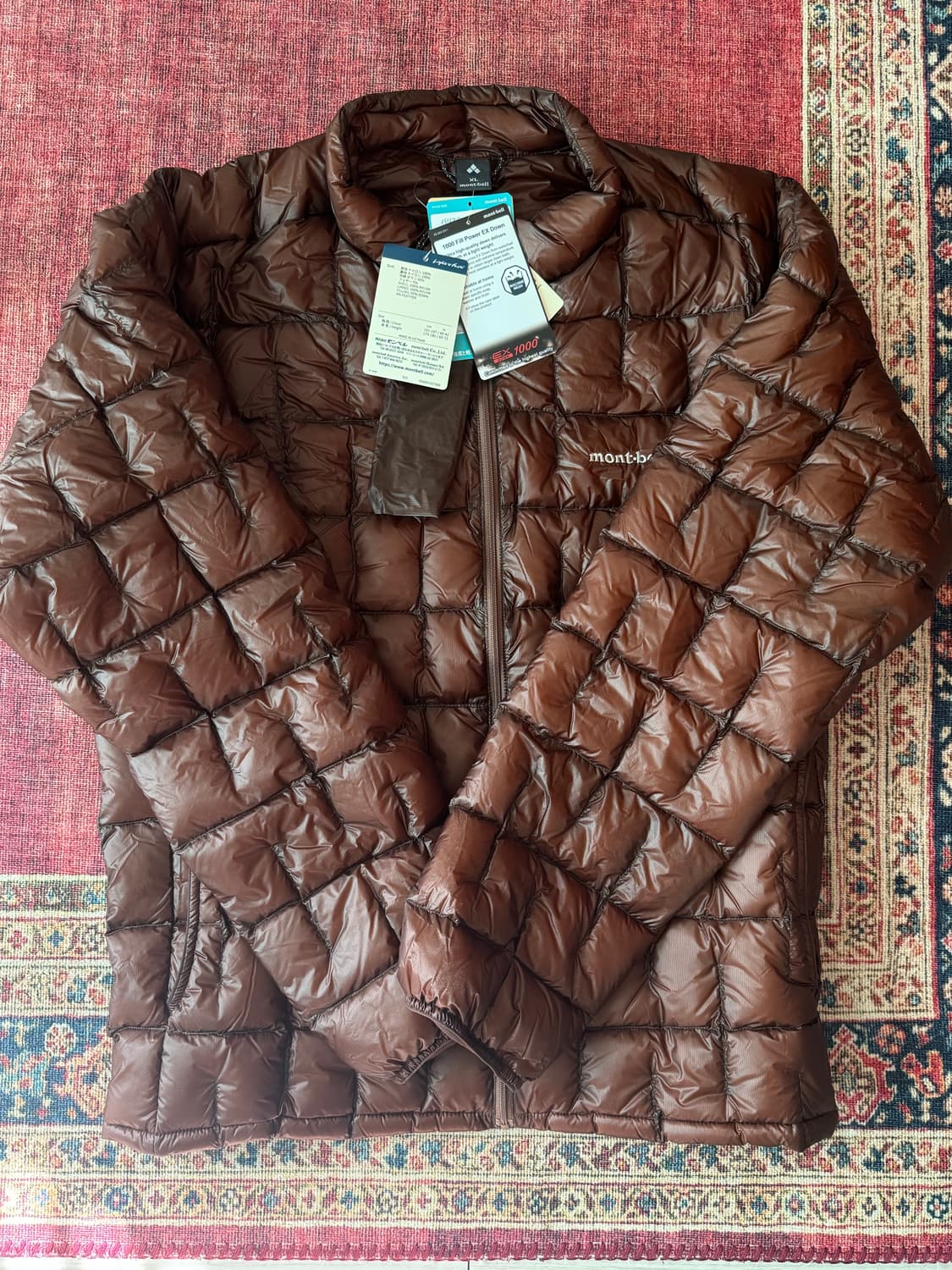 [새상품] 몽벨 플라즈마 1000 다운 자켓 브라운 (XL) 상품이미지2