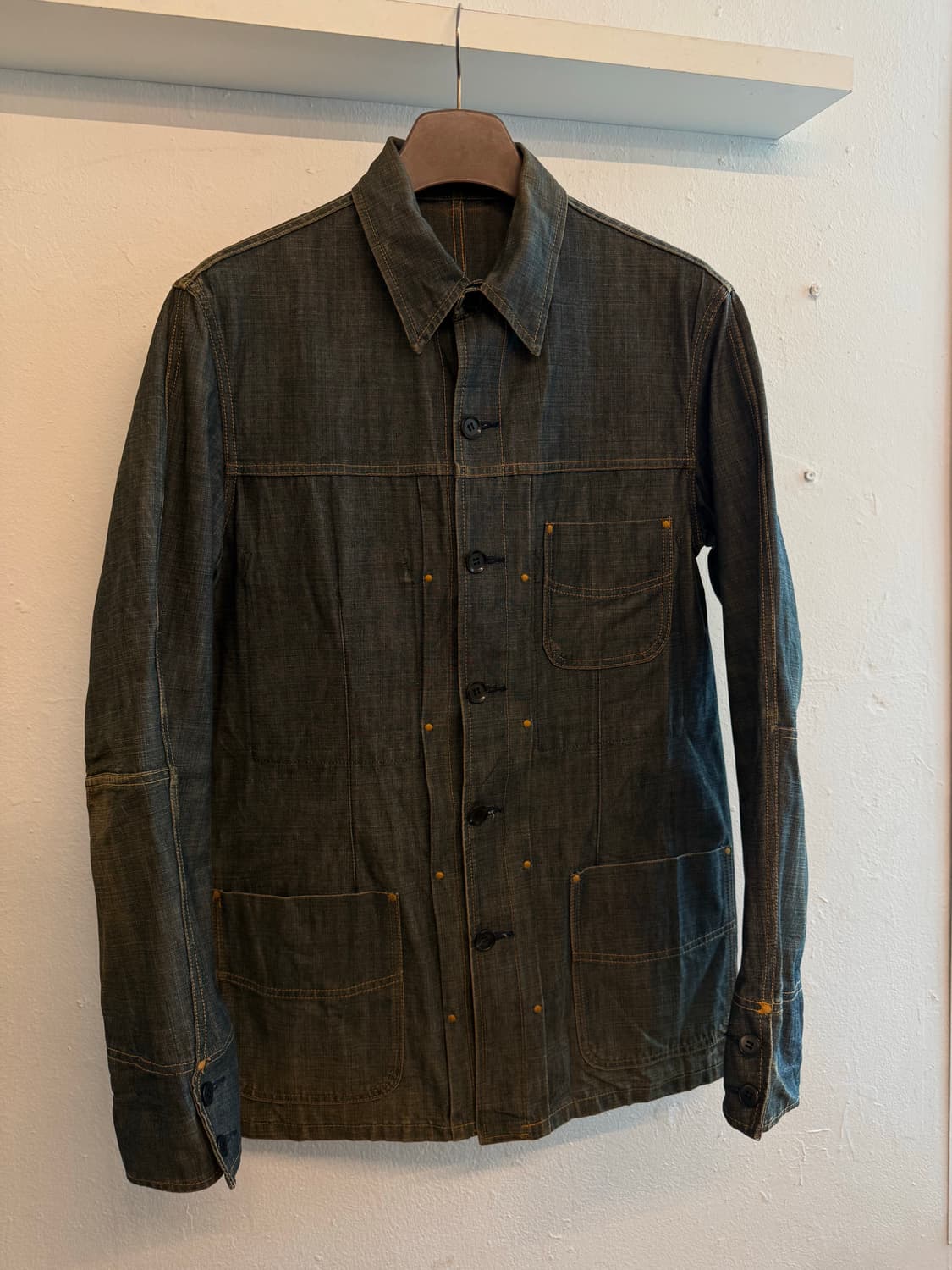 요지야마모토 데님자켓 상품이미지2