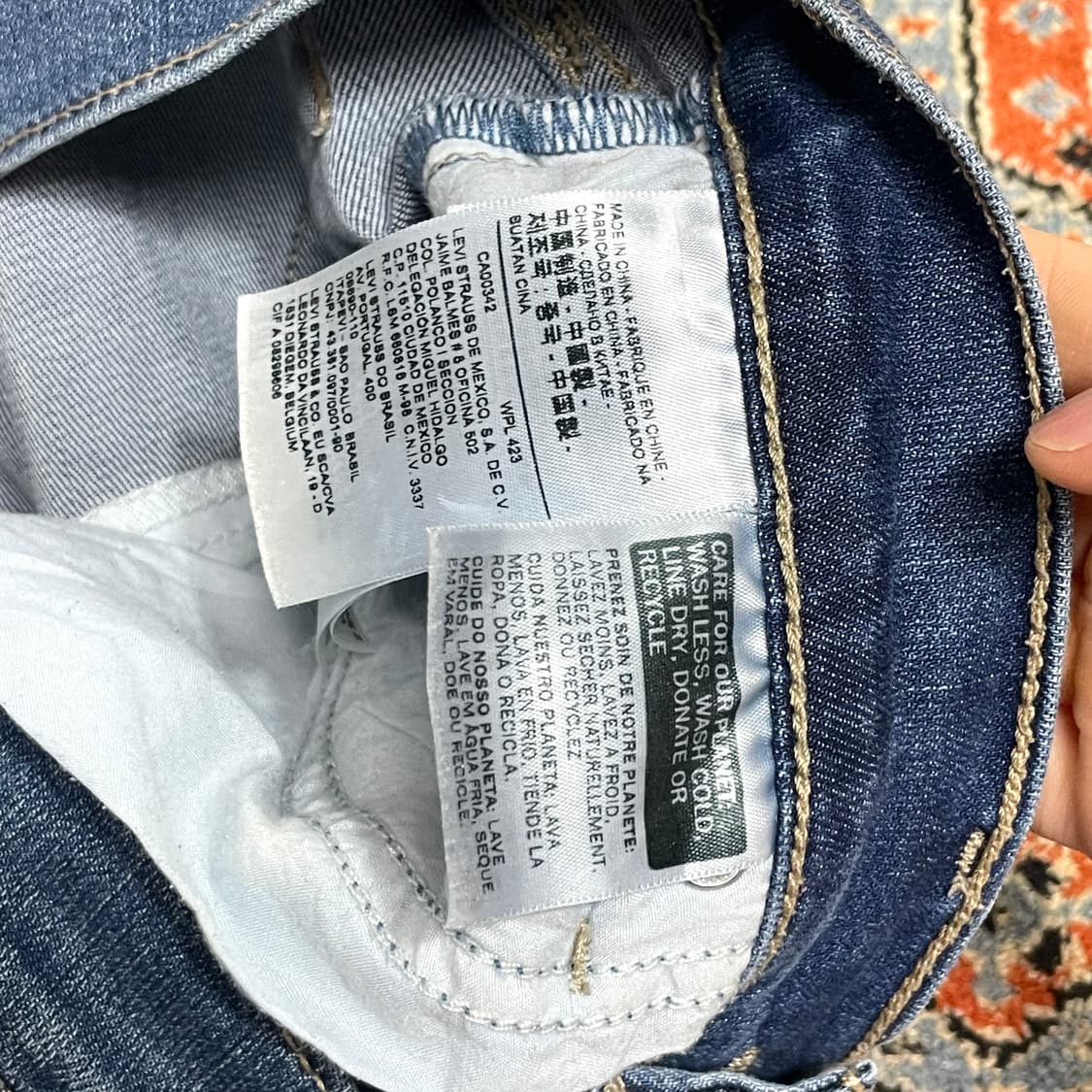 리바이스 보이브렌드핏 중청 워싱데님 여성24 상품이미지4