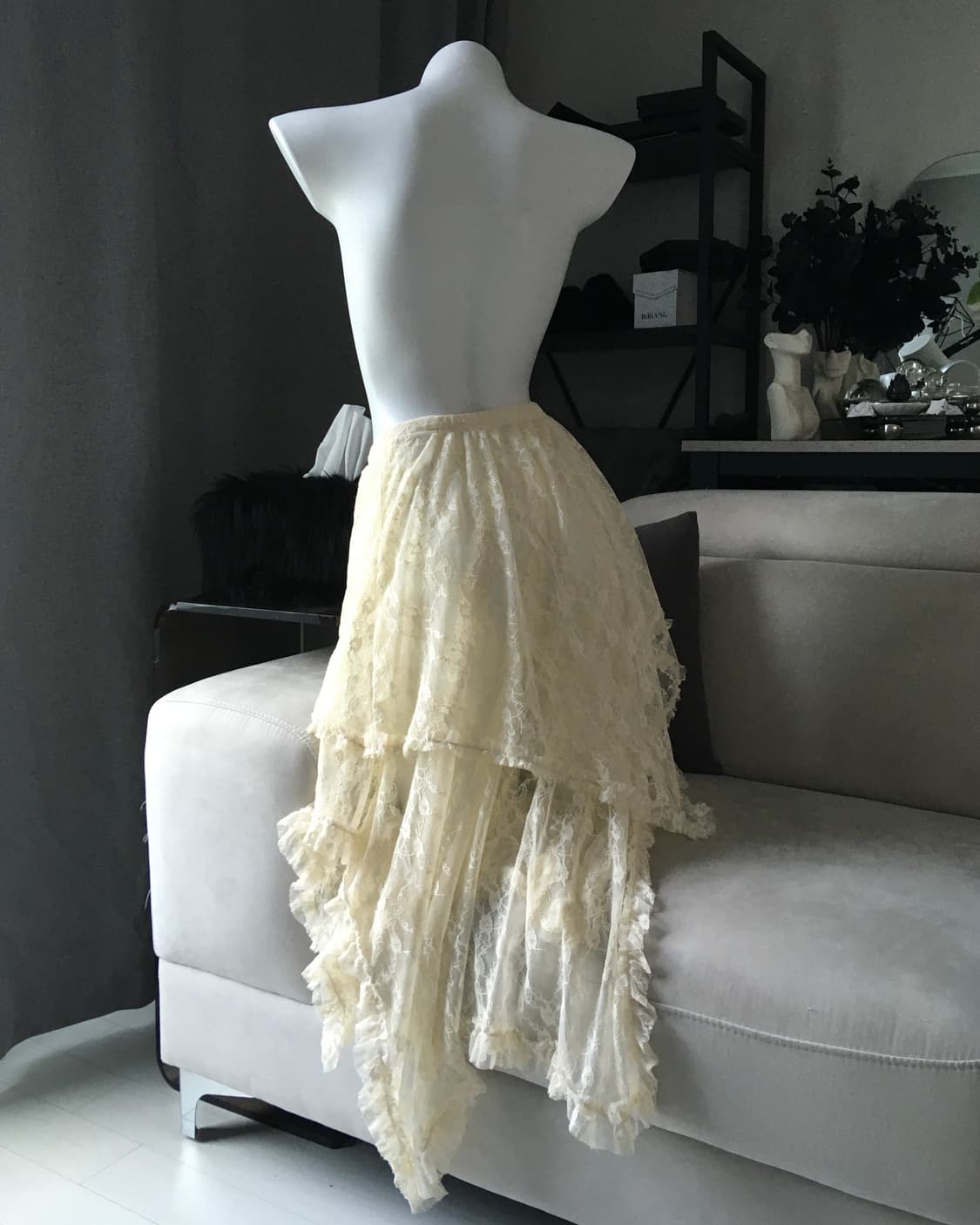 ༒ Lace long skirt 상품이미지2