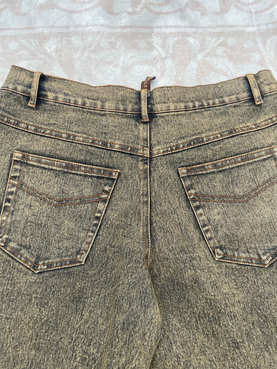 Vintage Hippie Western Flare Denim Pants 상품이미지5