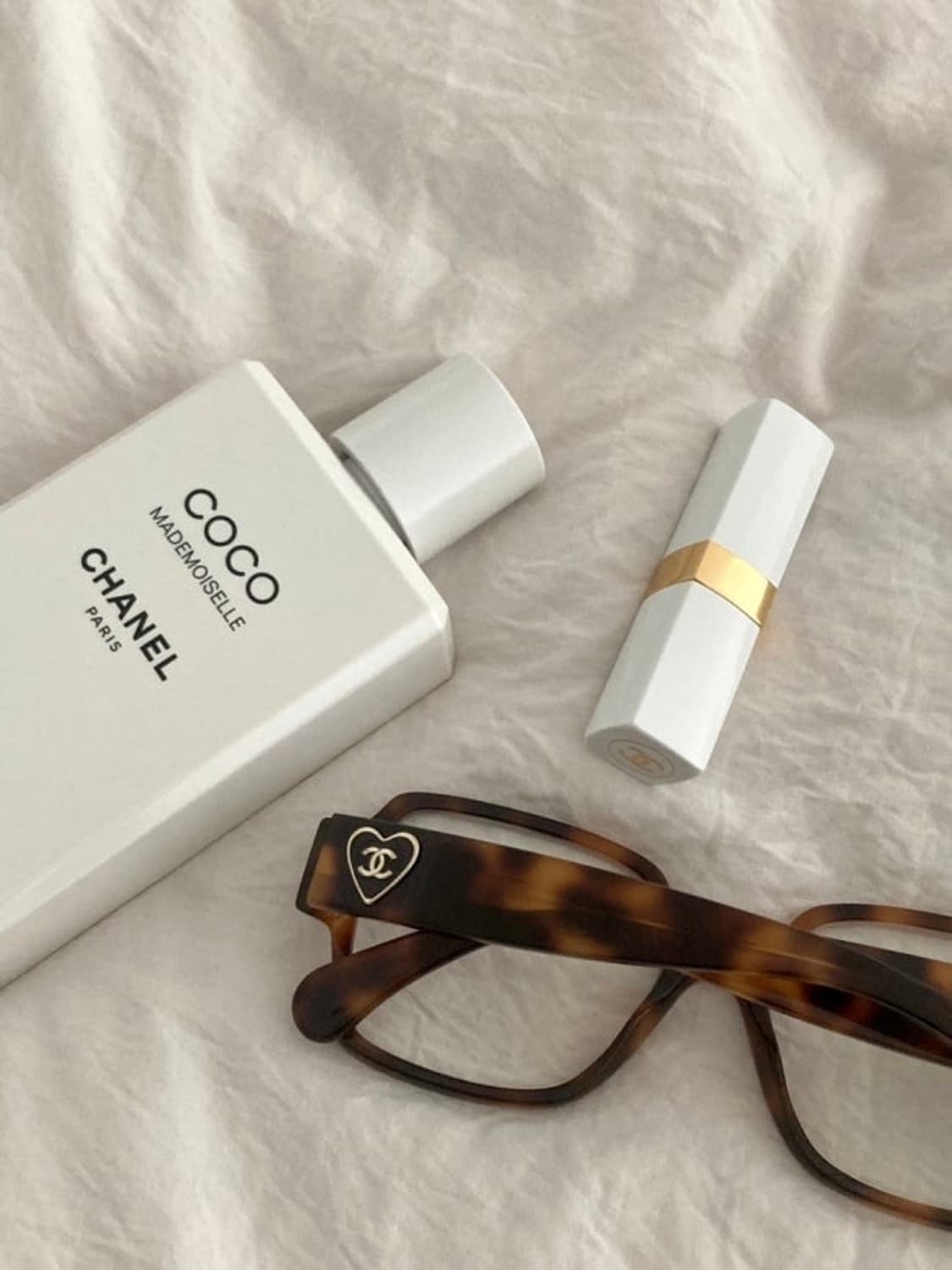 샤넬 하트 로고 안경 레오파드 52 상품이미지1