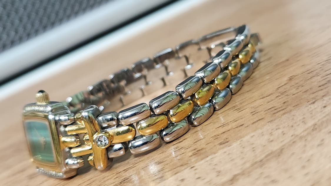 # 홍콩메이드 빈티지 여성 명품 골드콤비 시계 급처 상품이미지3