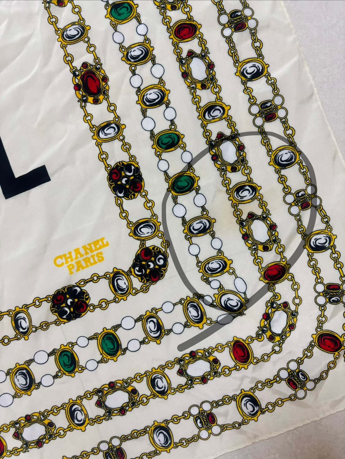 샤넬 실크 스카프 상품이미지5