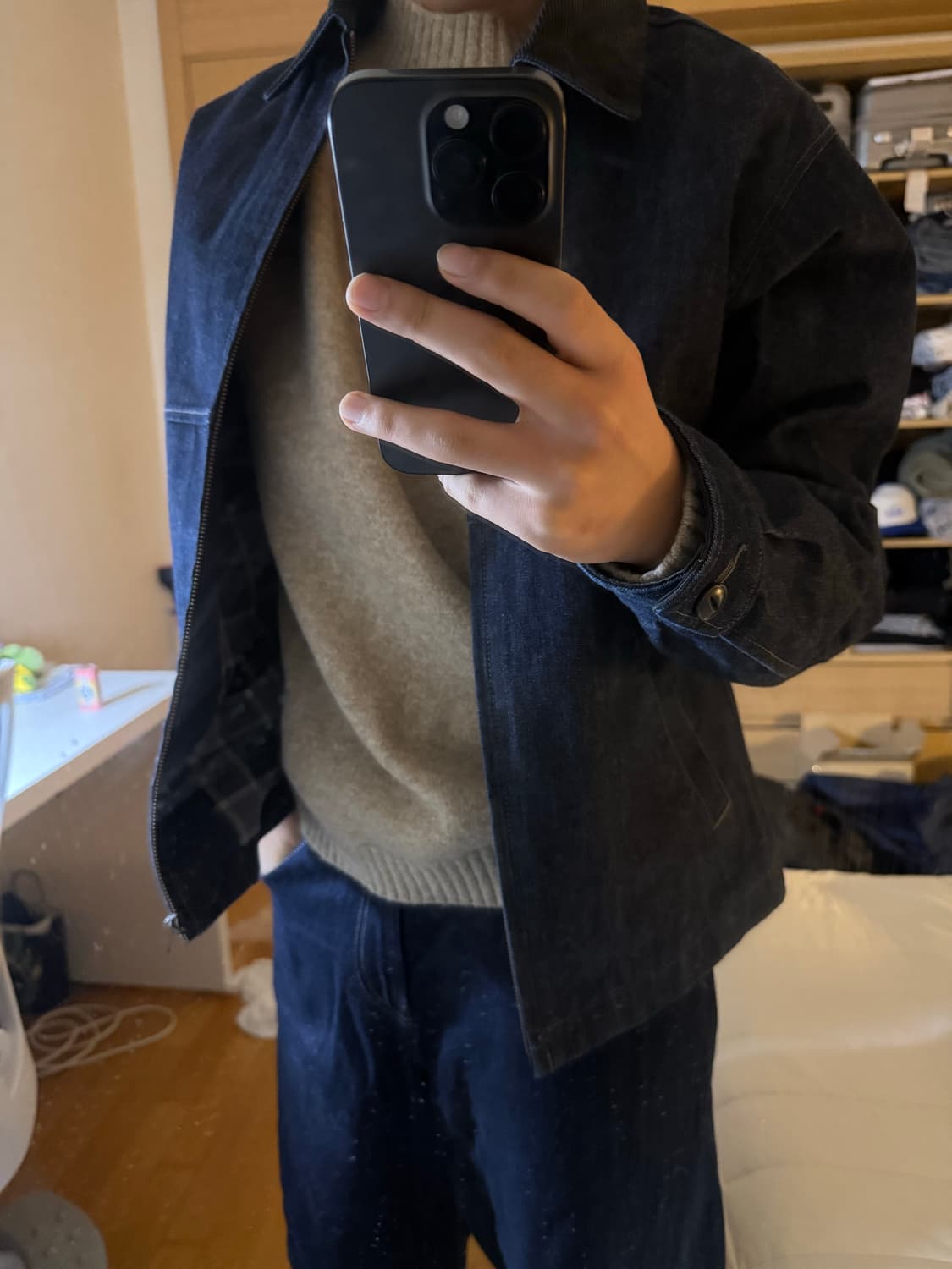 유니클로 데님자켓 상품이미지1