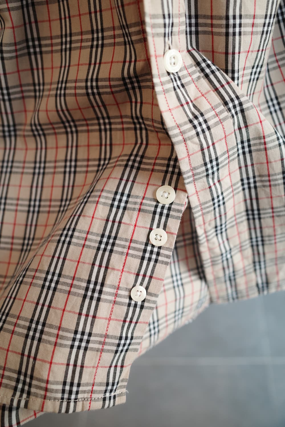 90s Burberrys 버버리 노바체크 셔츠  상품이미지6
