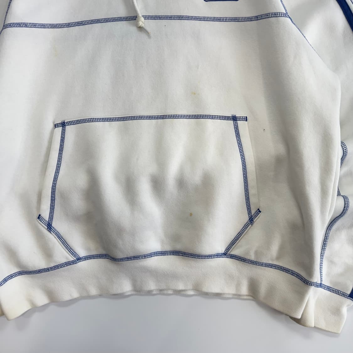 Adidas 아디다스 블루 포인트 화이트 후드티 상품이미지6