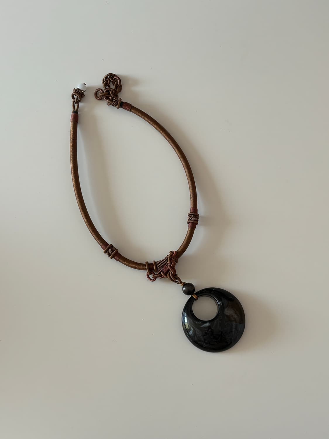 원석 팬던트 초커 네크리스 상품이미지1