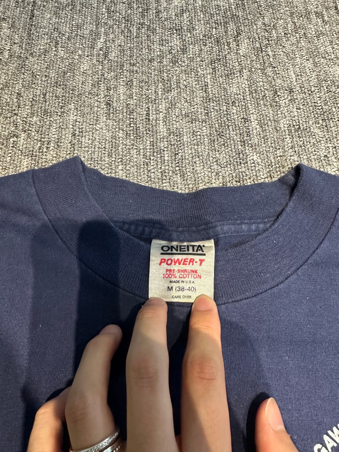 ONEITA made in U.S.A 빈티지 반팔 M 상품이미지4