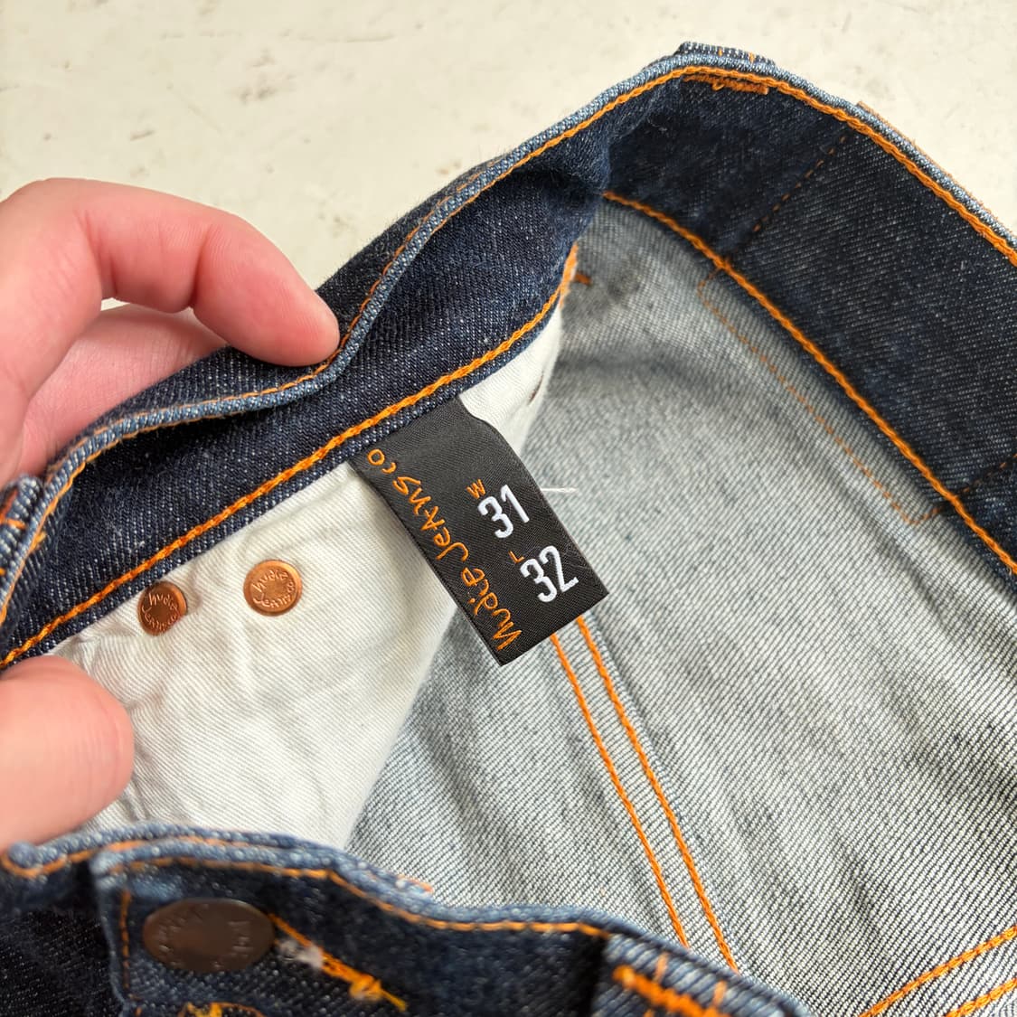 누디진 빈티지 데님팬츠 31x32 상품이미지6