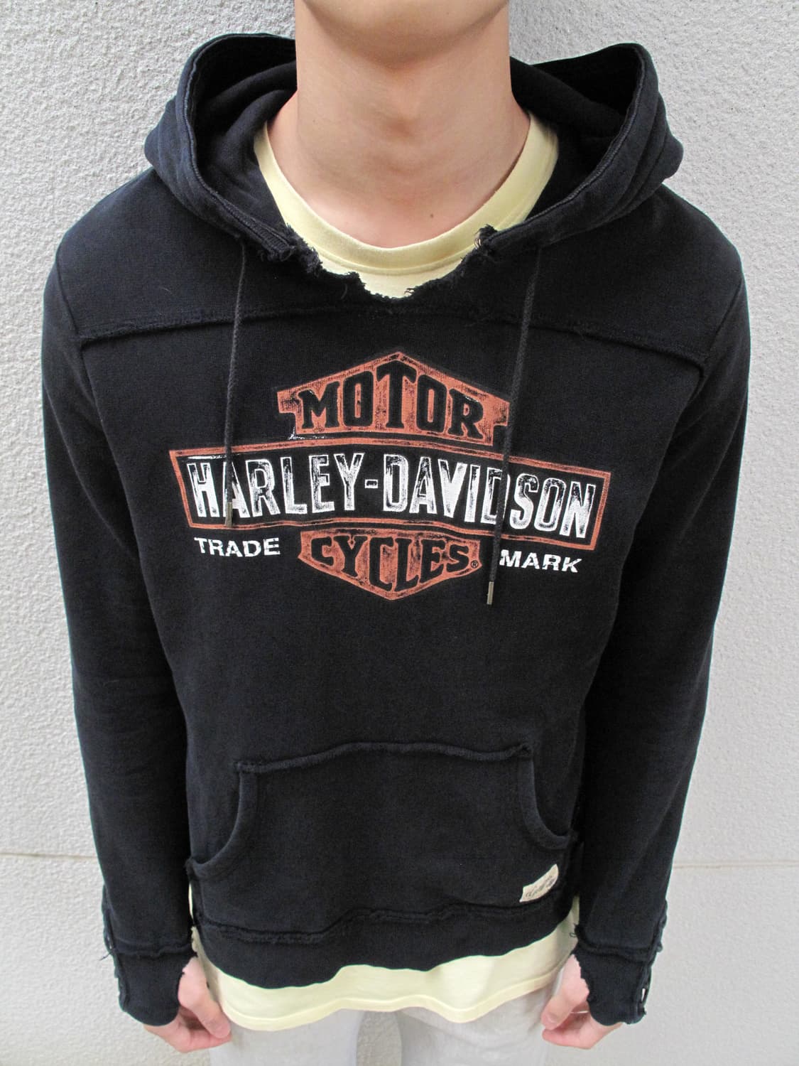 00s Harley Davidson 할리 데이비슨 데미지드 후드티 L 상품이미지1