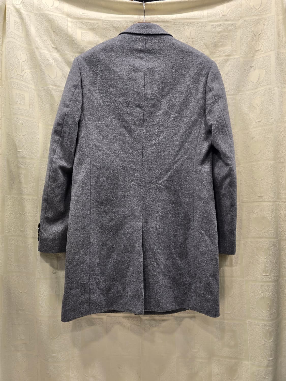 바쏘옴므 BASSO homme 남성 모+캐시미어 회색 코트 95~100 상품이미지5