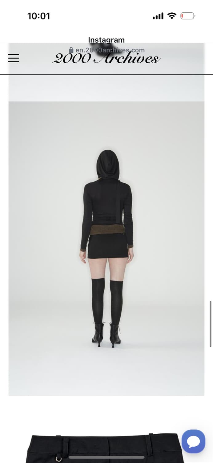 2000Archives crop miniskirt 상품이미지3