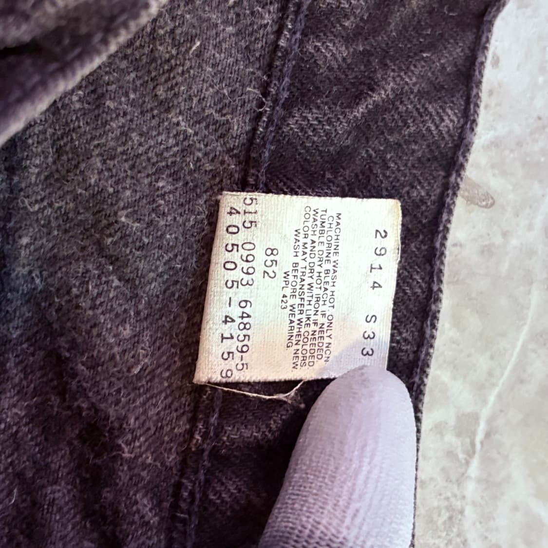 [36/32] USA 리바이스 505 오렌지탭 orange 흑청 블랙 상품이미지7